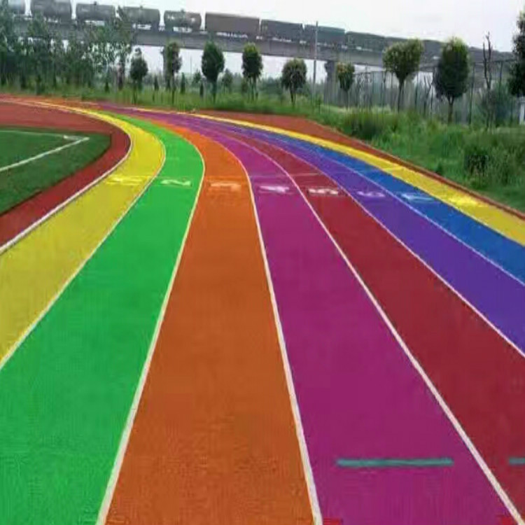 彩色塑膠跑道